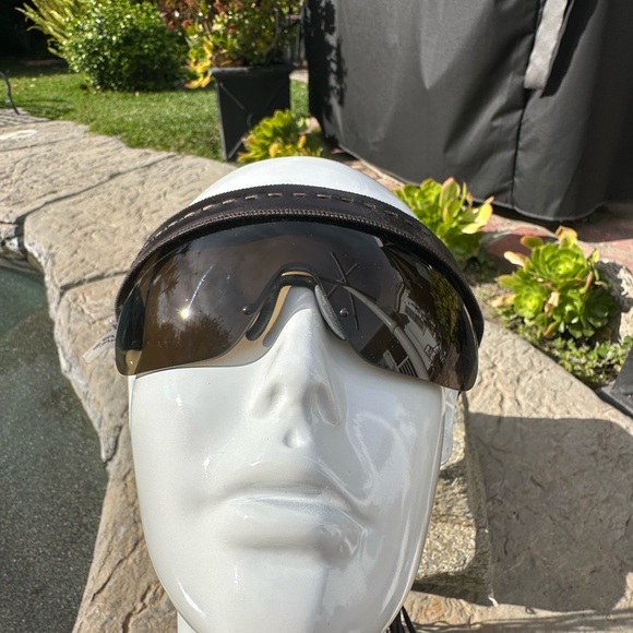 Vintage FENDI FS341L Wrap Tassel Fringe adjustable sunglasses Y2K - Picture 5 of 12